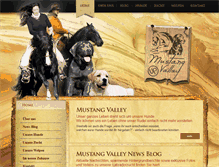 Tablet Screenshot of mustang-valley.de